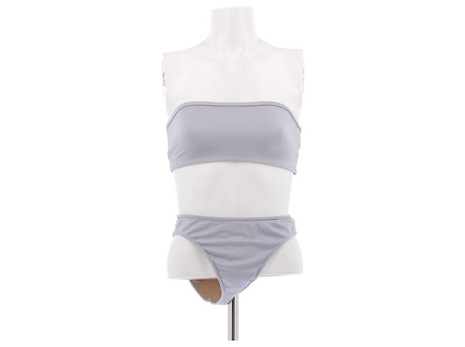 Autre Marque Costume da bagno due pezzi argento