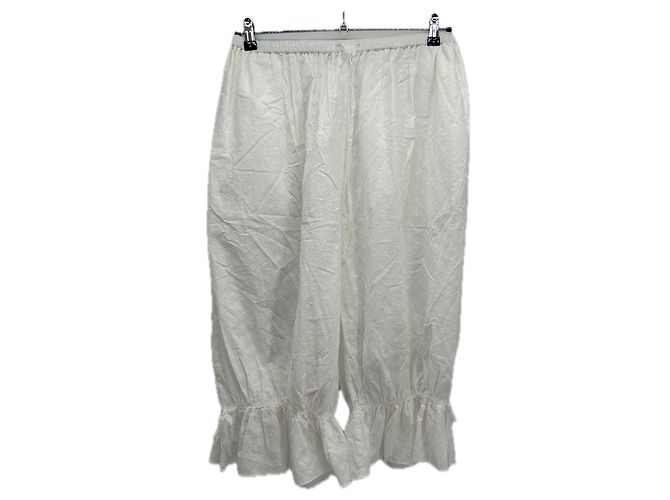 Montblanc VOEF Pantalones cortos blancos de algodón S