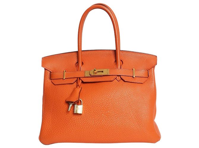 Hermès Sac Birkin 30 orange 2004
