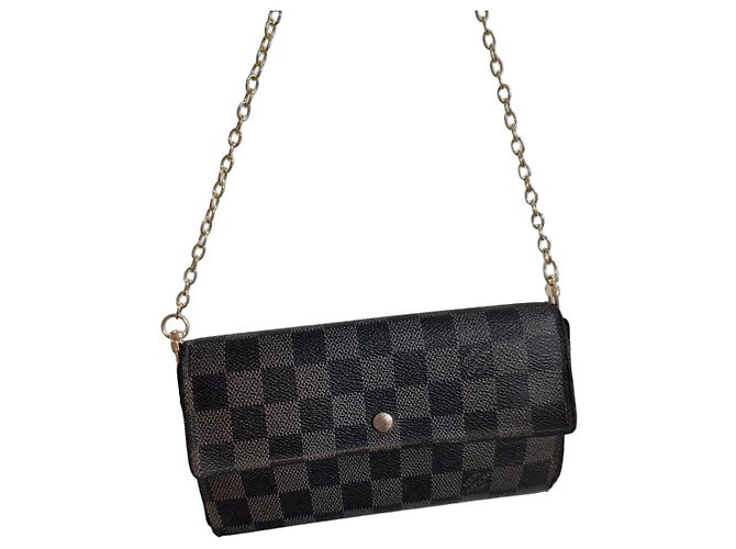 Louis Vuitton Damier Ebene Wallet on Chain