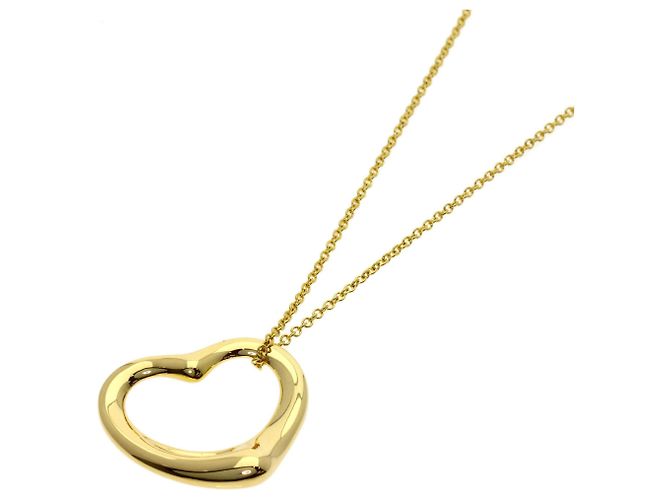 Elsa Peretti Collar Open Heart en oro amarillo de 18K de Tiffany & Co.