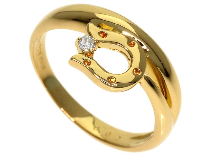 Diamond Céline Celine Horseshoe 1P Diamantring Gelb