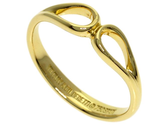 Tiffany & Co. Open Teardrop Ring Gelb