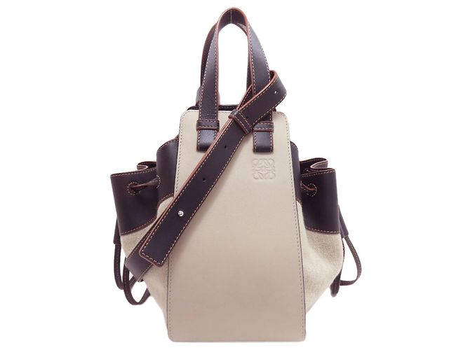 Borsa Hammock 2-Way Loewe Nero Beige 