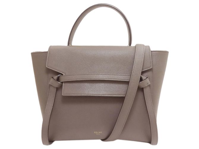 Céline Borsa a 2 modi Micro Celine Belt Bag Marrone 
