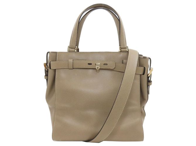 Borsa 2-Way B-Cube in pelle di vitello marrone Valextra