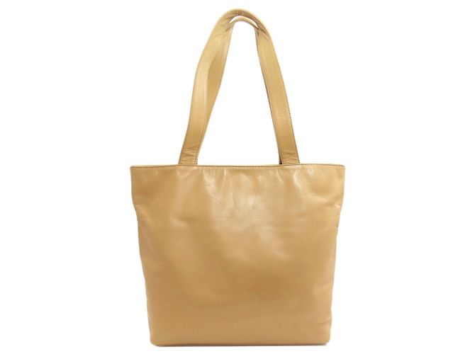 Bolsa Tote Chanel Coco Mark Bege