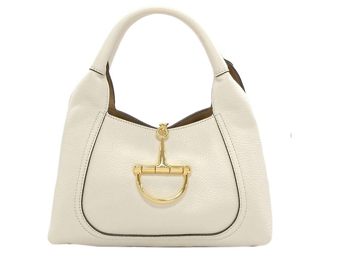 Gucci 837467 Soft Bit Handbag Branco