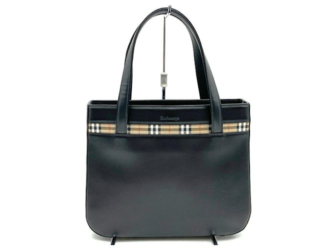 Sac cabas Burberry Nova Check Noir