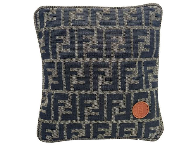 Cuscino mini Zucca Fendi Nero Cachi