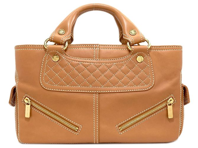 Céline Bolsa Celine Boogie Bag Marrom