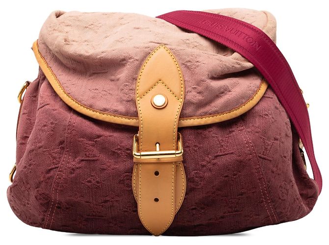 Louis Vuitton Pink Monogram Denim Sunshine Rosa