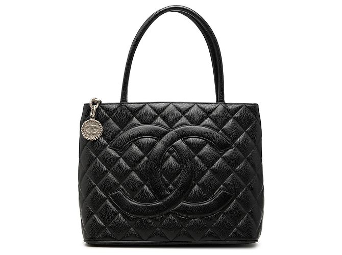 Tote Chanel Black Caviar Medallion