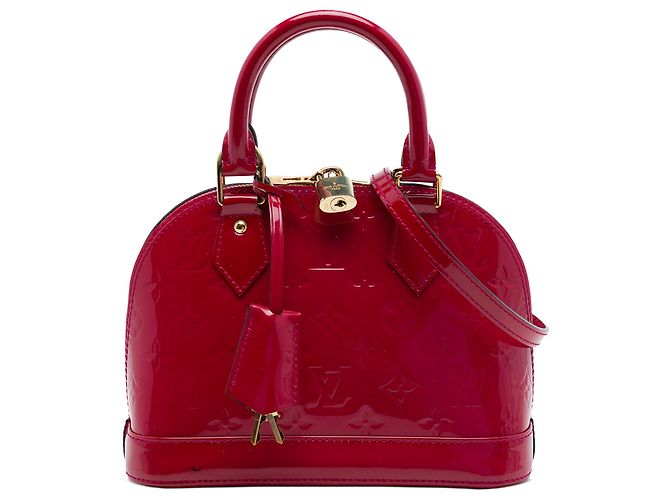 Louis Vuitton Alma BB Monogram Vernis Rouge