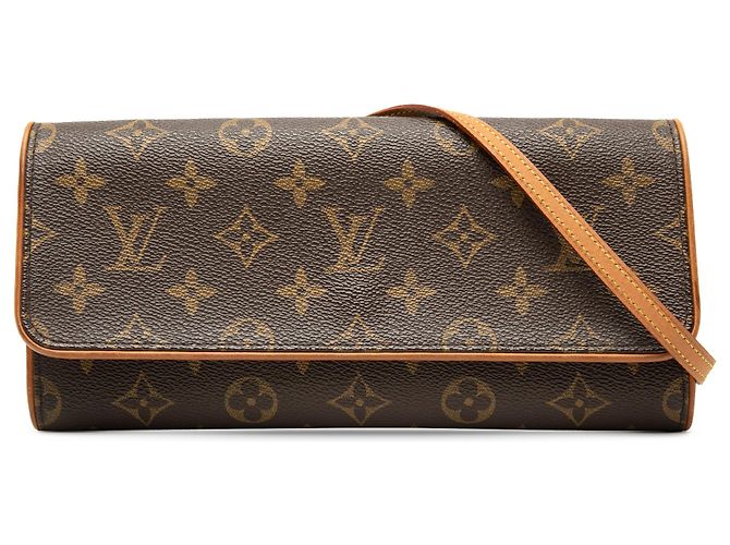 Louis Vuitton Pochette Twin GM Marrone Monogram