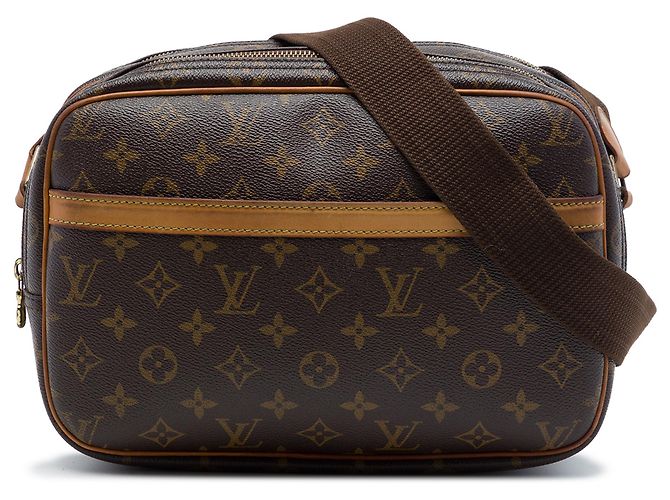 Louis Vuitton Marron Monogram Reporter PM