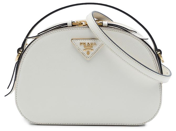 Bolso Prada White Saffiano Lux Odette Blanco
