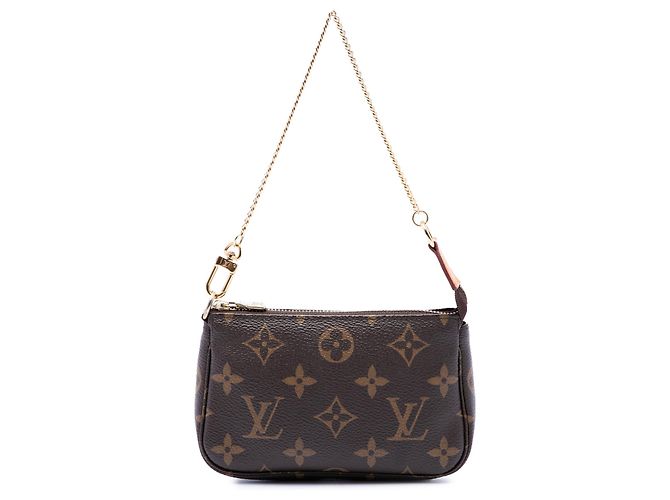 Louis Vuitton Marrom Monogram Mini Pochette Accessoires