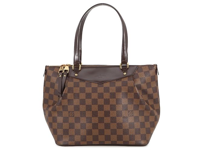Borsa a Spalla Louis Vuitton Damier Ebene Westminster PM Rosso