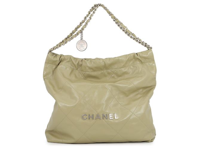 Bolsa Chanel 22 Matelassé Small Caqui
