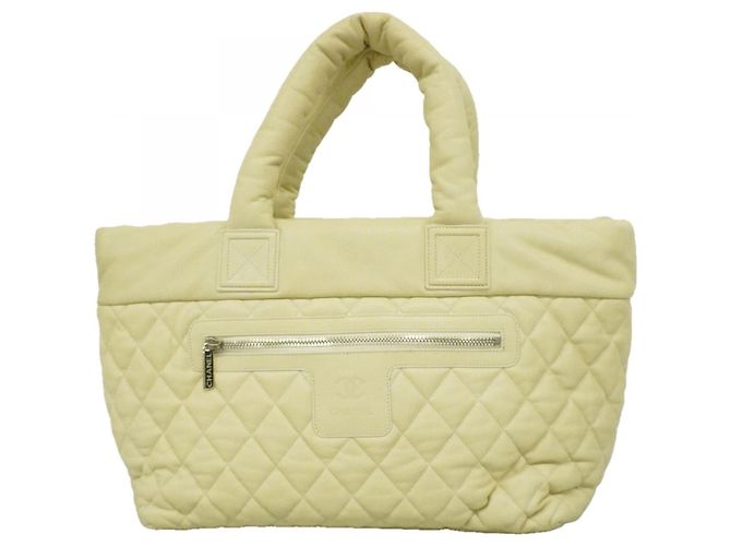Sac cabas Chanel Coco Cocoon Vert clair