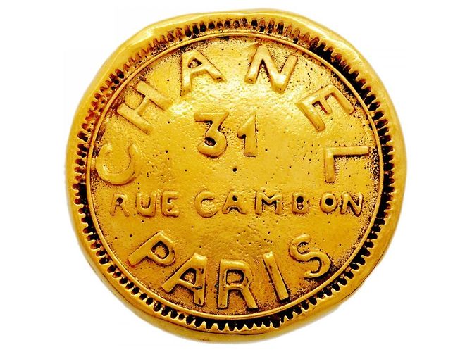 Spilla Chanel Cambon Circle D'oro