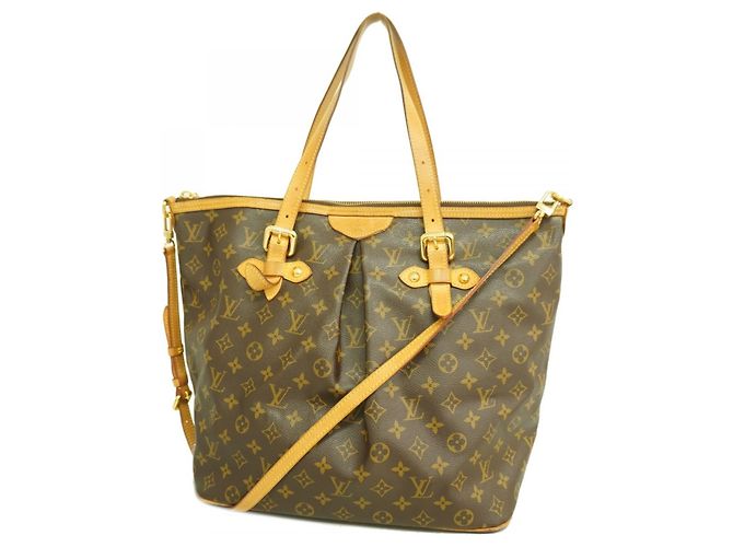Louis Vuitton Monogram Palermo GM Handtasche Braun