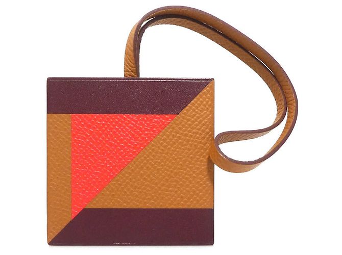 Hermès Hermes Leather Brown Handbag Charm 