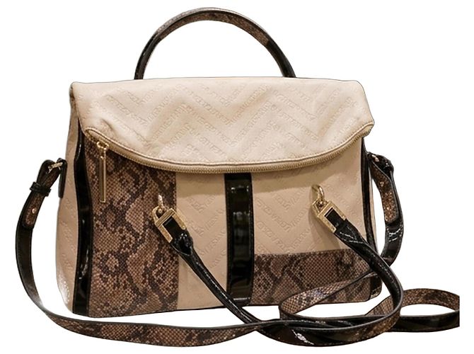 Versace Jeans Couture Bolsa tiracolo Versace Jeans Marrom Preto Bege