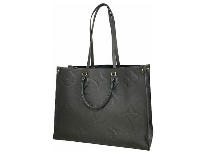 Borsa Tote Louis Vuitton Monogram Empreinte OnTheGo GM Nero