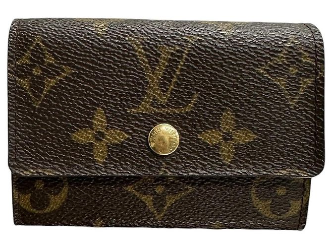 Monedero Monogram Louis Vuitton Castaño