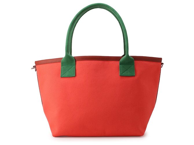 Hermès Bolso Tote Hermes So Cabas Petit H Verde Naranja