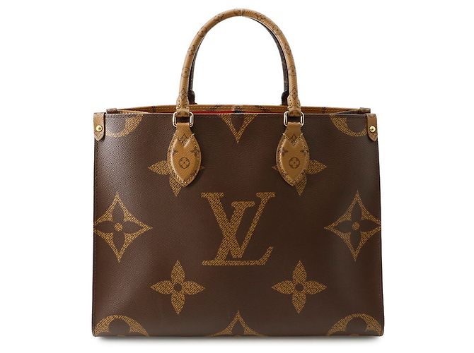 Louis Vuitton Monogram Reverse Giant OnTheGo MM Tote Bag Rot