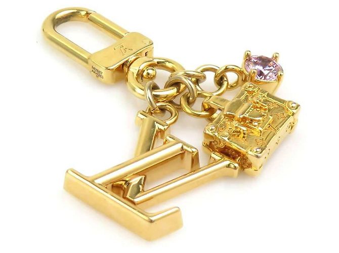 Petite Malle Portachiavi Micro Charm Louis Vuitton D'oro