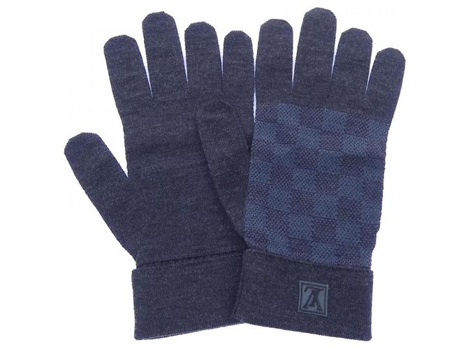 Graue Warm Handschuhe Louis Vuitton M70008 Braun