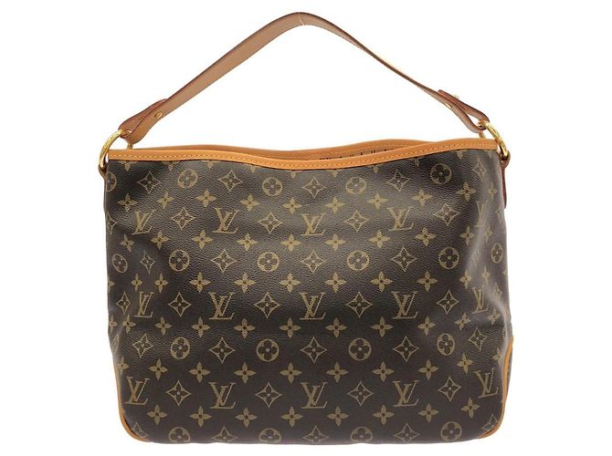 Borsa a Spalla Louis Vuitton Monogram Delightful PM Marrone