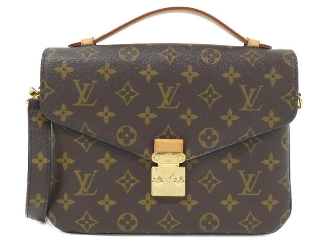 Sac à main Louis Vuitton Monogram Pochette Métis MM Marron
