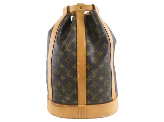 Bolsa de Ombro Louis Vuitton Monogram Randonee PM Marrom