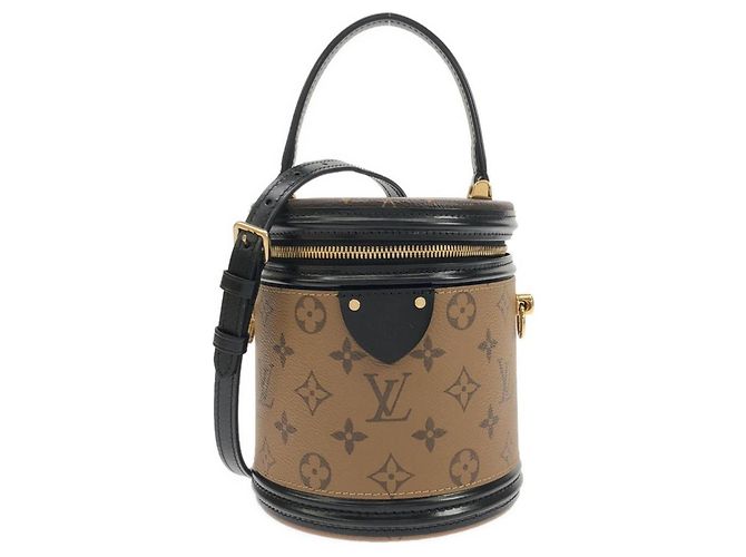 Sac à main Louis Vuitton Monogram Reverse Cannes Marron