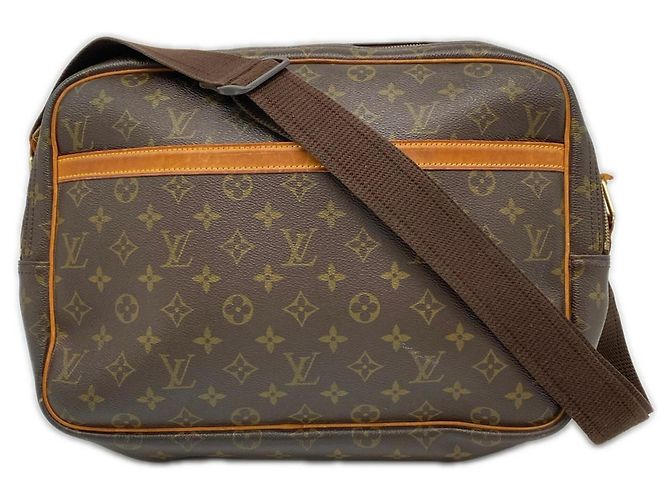 Bolso de Hombro Louis Vuitton Monogram Nile GM Castaño Beige Monograma