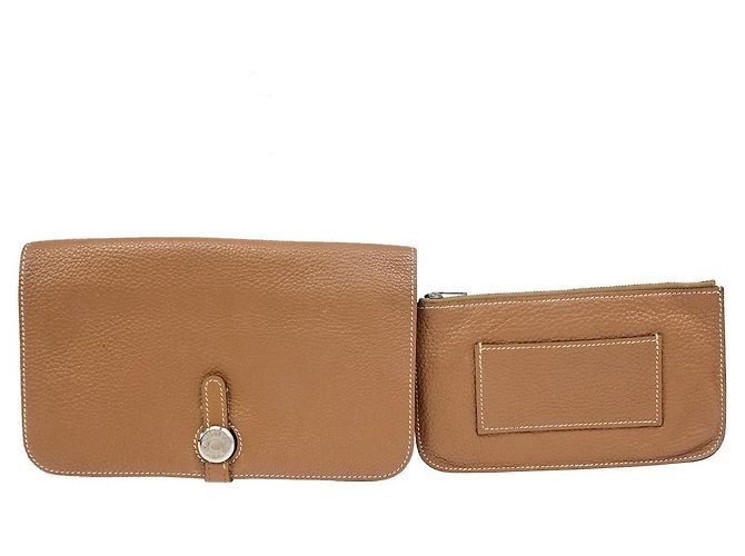 Hermès Hermes Dogon Duo Couro Combinado Marrom
