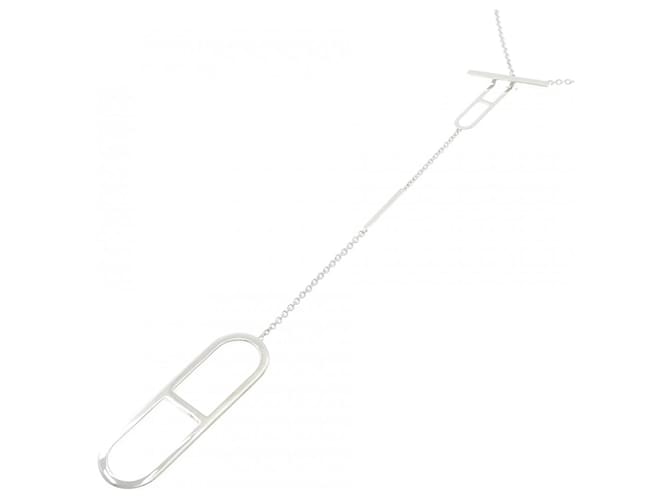 Collar Hermès Ever Chaine d'Ancre Plata 