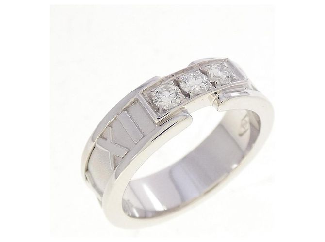 Tiffany & Co Tiffany Atlas Ring in Weißgold