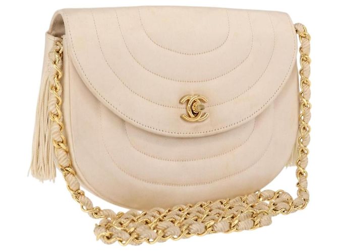 Chanel Vintage Round Flap Satin