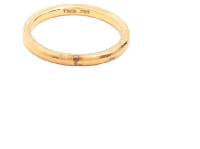Tiffany & Co. Classic Ehering 18K Gelbgold EU 55 Golden