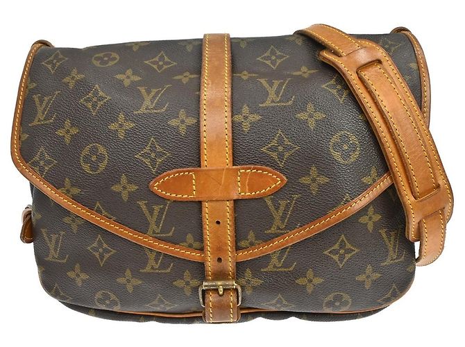 Louis Vuitton Saumur Messenger Monogram Canvas PM Marron