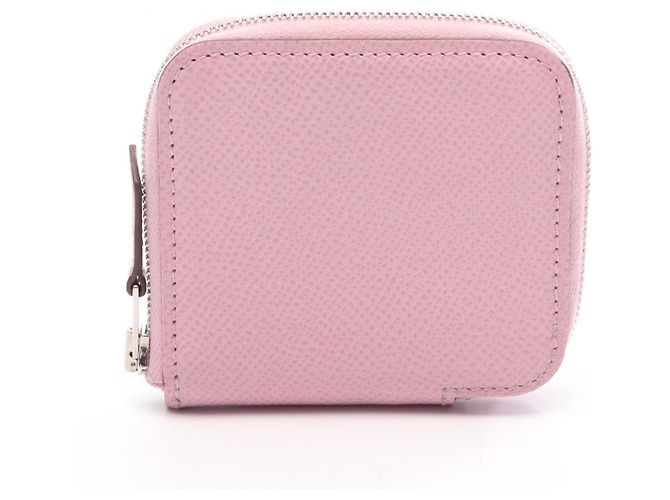 Hermès Cartera Hermes Azap Compact Mini Silk In Wallet - Monedero Rosa