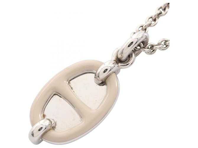 Hermès Hermes Chaine d'Ancre Mini Maillon PM Necklace Beige 