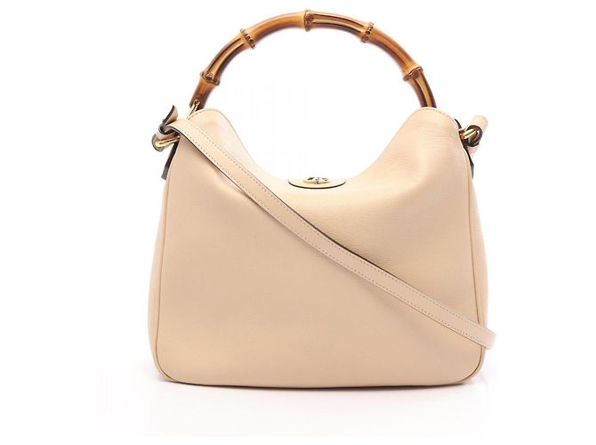 Gucci Diana Medium Bamboo Handtasche Beige