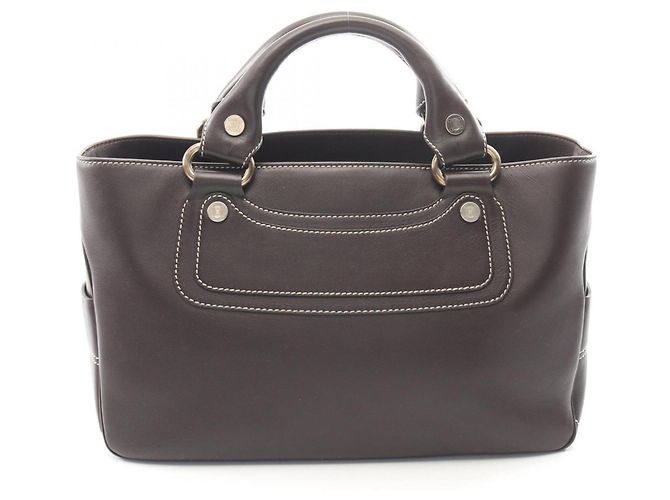Céline Celine Boogie Bag Handbag Brown
